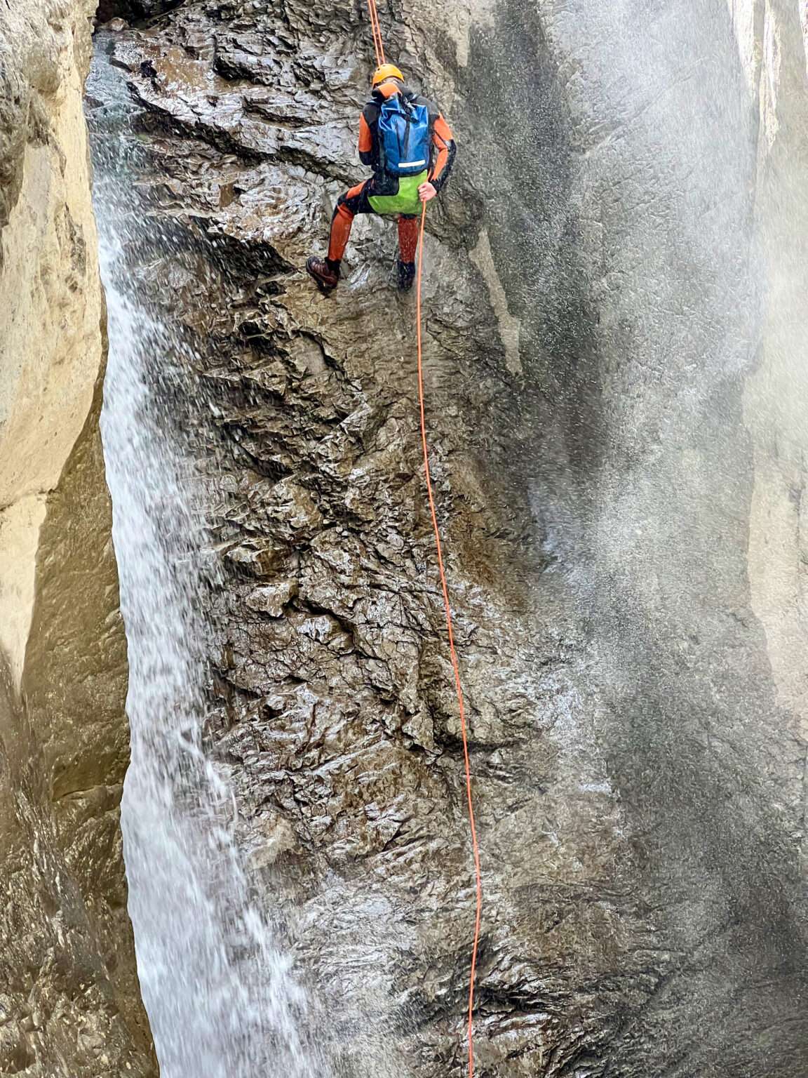 Banff Canmore Canyoning Tour Adventure Rappel