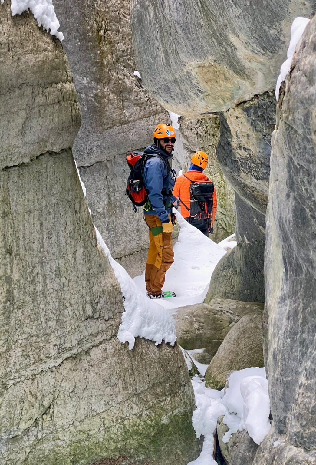 Winter Canyoning Banff